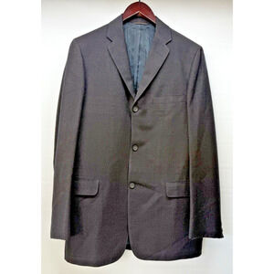 Vintage CLIPPER CRAFT 'The Authentic Look' Brown Black Wool Sport Coat Men's 39